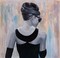 Audrey Hepburn Abstract Style Back View Poster Print by Atelier B Art Studio - Item # VARPDXBEGFIG17